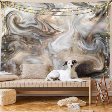 Imagem de Tapeçaria: mármore, parede, estética, 150x100cm, poliéster - yiweisai