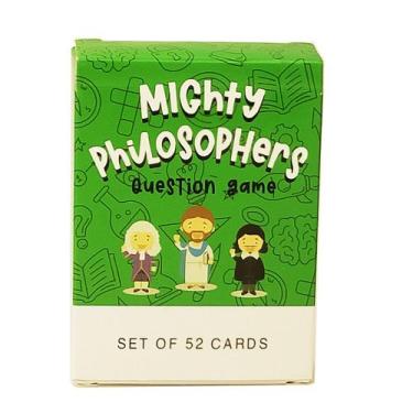 Imagem de Jogo de cartas Mightys Philosophers Fun para adultos e adolescentes - 