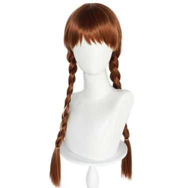 Imagem de Peruca de cosplay Annas Anime Costume Festa de Halloween 69 cm - yiwei