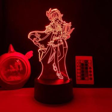 Imagem de Luz noturna LED 3D Plants vs Zombies Barbatos que mudam de cor - Yiwei