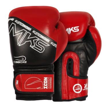 Imagem de Luva em Couro Boxe MKS Icon CBBOXE-Unissex