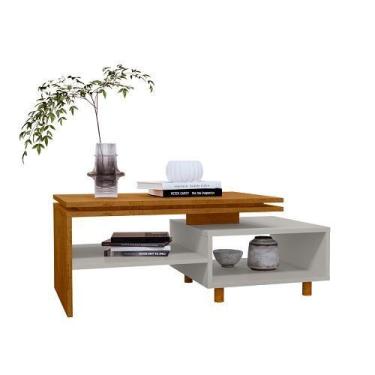 Imagem de Mesa De Centro Lima Naturalle/Off White - Bechara - JB Bechara