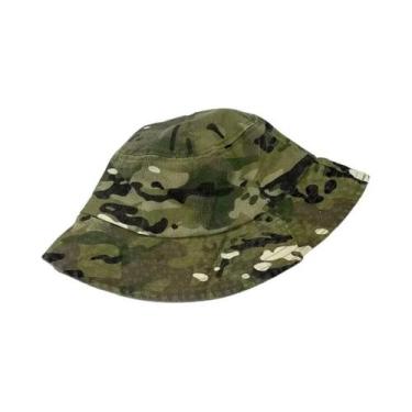 Imagem de Chapéu Bucket De Algodão Camuflado Para Homens E Mulheres, Boné Casual