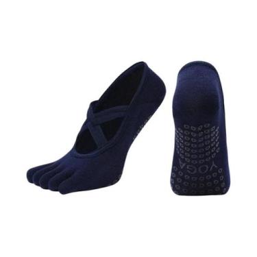 Imagem de Meias De Pilates E Yoga Antiderrapantes Para Mulheres, Meias De Algodã