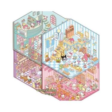 Imagem de Conjunto De Adesivos 3D Hello Kitty, Brinquedos Infantis De Desenho An