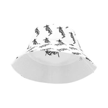Imagem de Chapéu Bucket Unissex Com Estampa De Moda Coreana, Aba Larga, Reversív