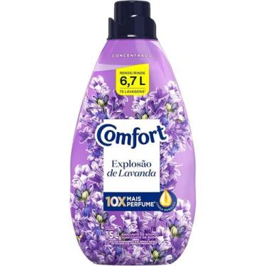 Imagem de Amaciante Roupas Concentrado Lavanda Frasco Comfort 1,5L