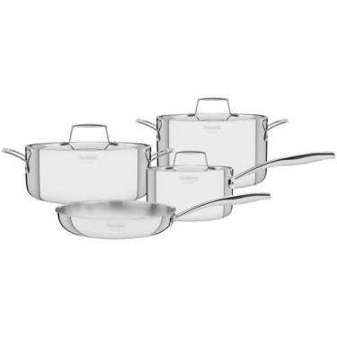 Imagem de Jogo de Panelas Grano Aço Inox de Indução 4 Peças - Tramontina 65140/0