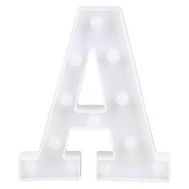Imagem de Letra LED Decoração Festa - A - 01 unidade - Cromus