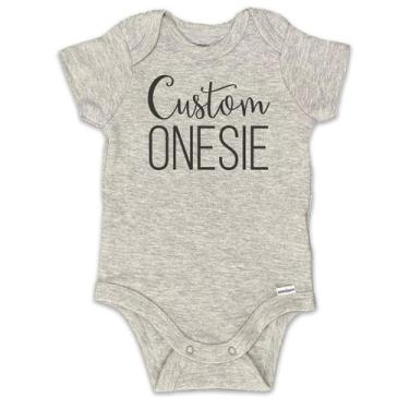 Imagem de Body Personalizado para Bebê Kate & Meri 12M Mescla