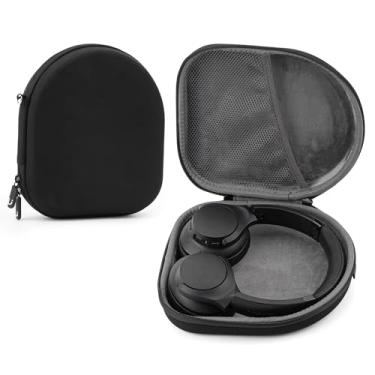 Imagem de Linkidea Capa de transporte para fones de ouvido compatível com Anker Soundcore Q11i, Life Q35, Life Q20, Q20i, Q20+, Q30, bolsa de viagem rígida protetora com cabo, armazenamento de carregador