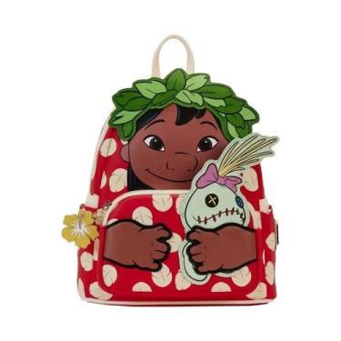 Imagem de Lilo & Stitch Scrump Plush Cosplay Mini Mochila Feminina Alça Dupla Bo