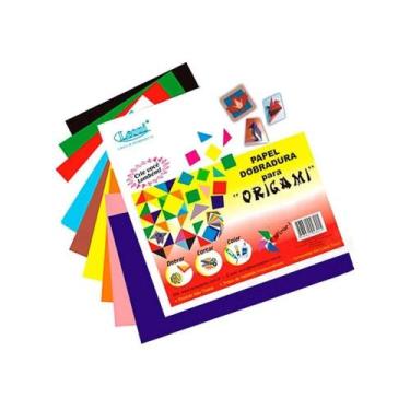 Imagem de Papel Dobradura Para Origami 15x15cm 60 Folhas - Leoni