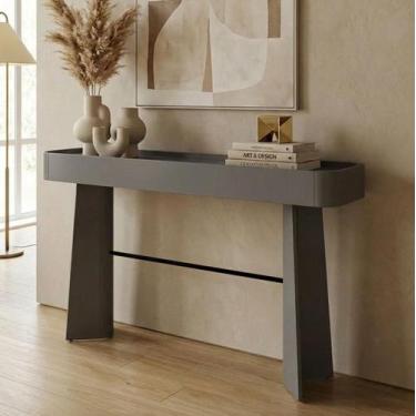 Imagem de Aparador para Sala 136cm com Travessa em Metal 100% MDF - Casa Lar Inc