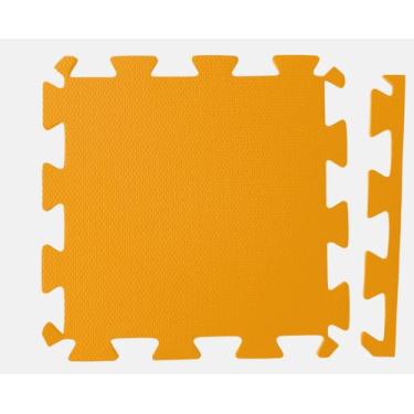 Imagem de Tatame Eva 10mm 50x50 - Tapete infantil emborrachado - AMS, Laranja