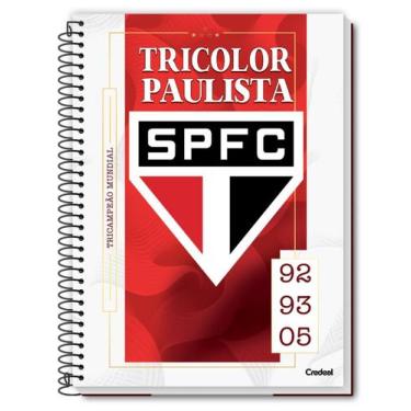 Imagem de Caderno 16 Materias São Paulo SPFC 256 Folhas Credeal, 3