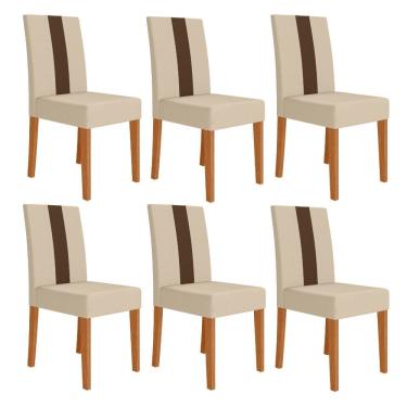 Imagem de Conjunto 6 Cadeiras Linea Poliman Moveis