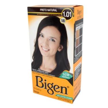 Imagem de Bigen Tintura Capilar em Pó à Base de Água Tinta de Cabelo kit 3un Cor