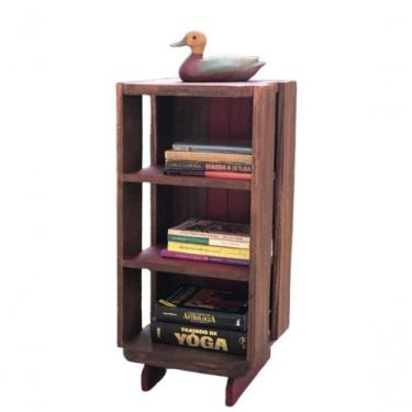 Imagem de Estante Madeira Tripla Géneve - SHOPPINGNET