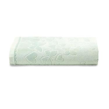 Imagem de Toalha Rosto Romance 50x80cm Dohler Cor:Verde, Verde
