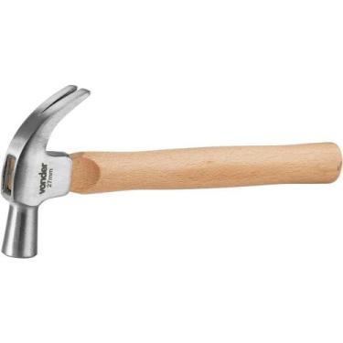 Imagem de Martelo Unha 27mm Polido Nove54 Aço Cabo Madeira 0,64kg