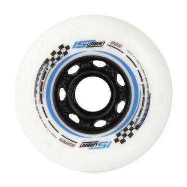 Imagem de Rodas IS Urban 80mm - 86A (4 und), Branco, 80mm