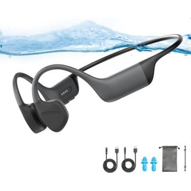 Imagem de Fones de ouvido de natação Bone Conduction IPX8 à prova d'água Bluetoo