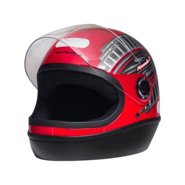 Imagem de Capacete Moto San Marino Fórmula 1 Grafic Original Fechado, Vermelho, 
