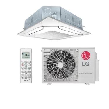 Imagem de Ar Condicionado Split Cassete 4 Vias Lg Inverter 24000 BTUs Quente e Frio R-410a 220V
