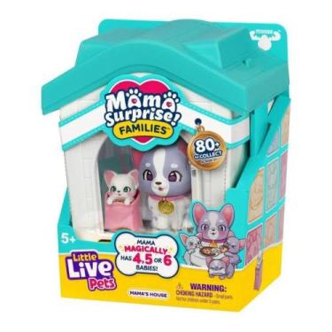 Imagem de Mini casinha de cachorro bebes sortidos little live pet mama surprise 