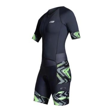 Imagem de Macaquinho Matrix Feminina Ciclismo Bike - Sol Sports, Amarelo fluores