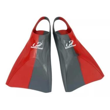 Imagem de Nadadeira Silicone Premium Fins Pé de Pato Natação Hammerhead, Cinza, 