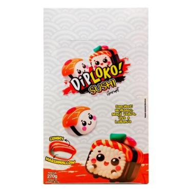 Imagem de Bala de Gelatina Diploko Sushi 18x15g