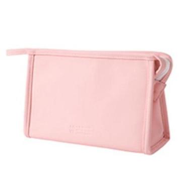 Imagem de Bolsa Necessaire Pasta Maquiagem Higiene Organizador Viagem - Rosa - G
