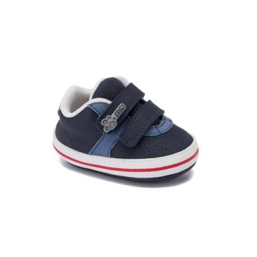 Imagem de Sapato Baby Pipoca Detalhe de Patinha Klin 019774, Azul escuro, 4