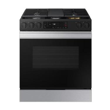 Imagem de Fogão samsung 5 bocas série 3 com wifi e air fry em aço inox 170l 127v