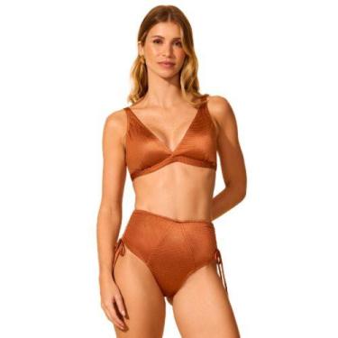 Imagem de Hot Pants Fio Duplo Com Regulagem Lua Morena 21552, Cobre, M