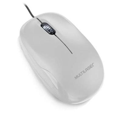 Imagem de Mouse Multilaser USB , Branco