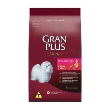 Imagem de Ração GranPlus Menu Cães Adultos Mini Carne e Arroz 1kg - GRAN PLUS