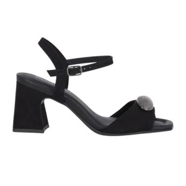 Imagem de Sandalia Piccadilly Salto Grosso, Preto, 36