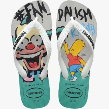 Imagem de Chinelo Havaianas Bart Simpsons, Bege palha, 37/38