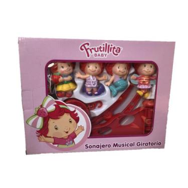 Imagem de Móbile Giratório Musical Para Berço De Bebê Frutillita Moranguinho Bab