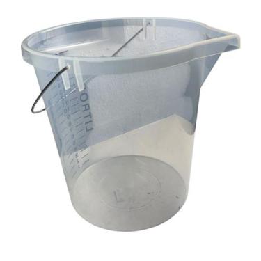 Imagem de Balde com medidas 20l transparente balde graduado - JPROLAB