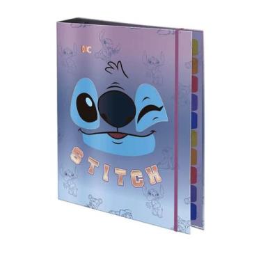 Imagem de Fichário Colegial Stitch 48 Folhas Decoradas 10 Divisórias - DAC
