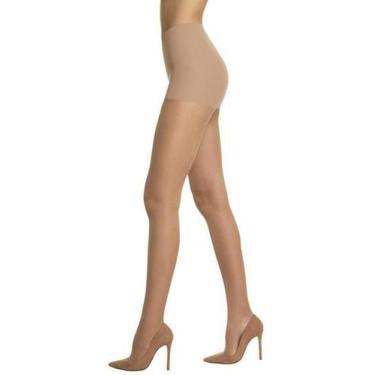 Imagem de Meia Calça Loba Lupo Fina 5680-001 Microfibra Fio 15, Bege, M