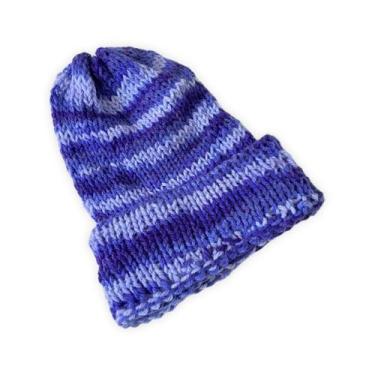 Imagem de Gorro de Frio Azul Mesclado Infantil - Pistache Acessórios