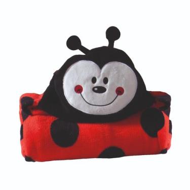 Imagem de Manta Baby com Capuz - Joaninha - Jolitex Ternille