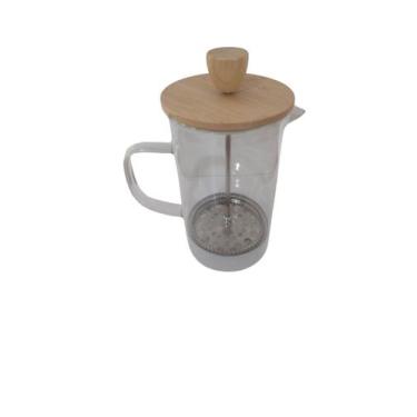 Imagem de Cafeteira Prensa Francesa Tampa de Bambu 600ml - Mimo Style