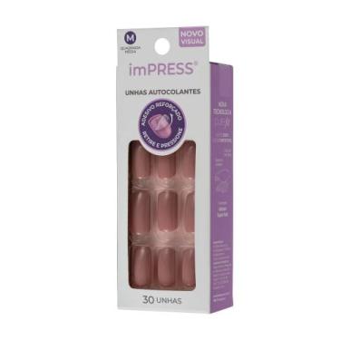 Imagem de Unha Postiça Autocolante imPRESS média Fresh Start - Kiss New York