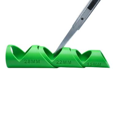 Imagem de Gabarito De Corte Meia Esquadria 45 E Reto Para Isolamento Térmico Tub